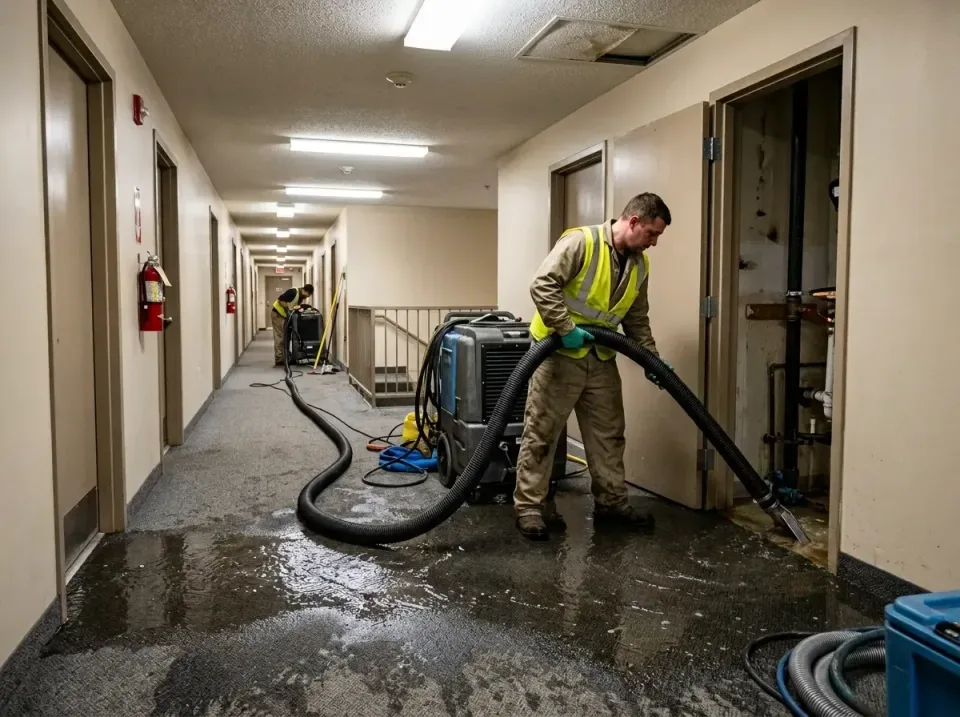 multi-unit-apartment-hallway-f-005 — frequently asked questions, Emergency Burst Pipe Water Extraction & Removal in Lake Jac…